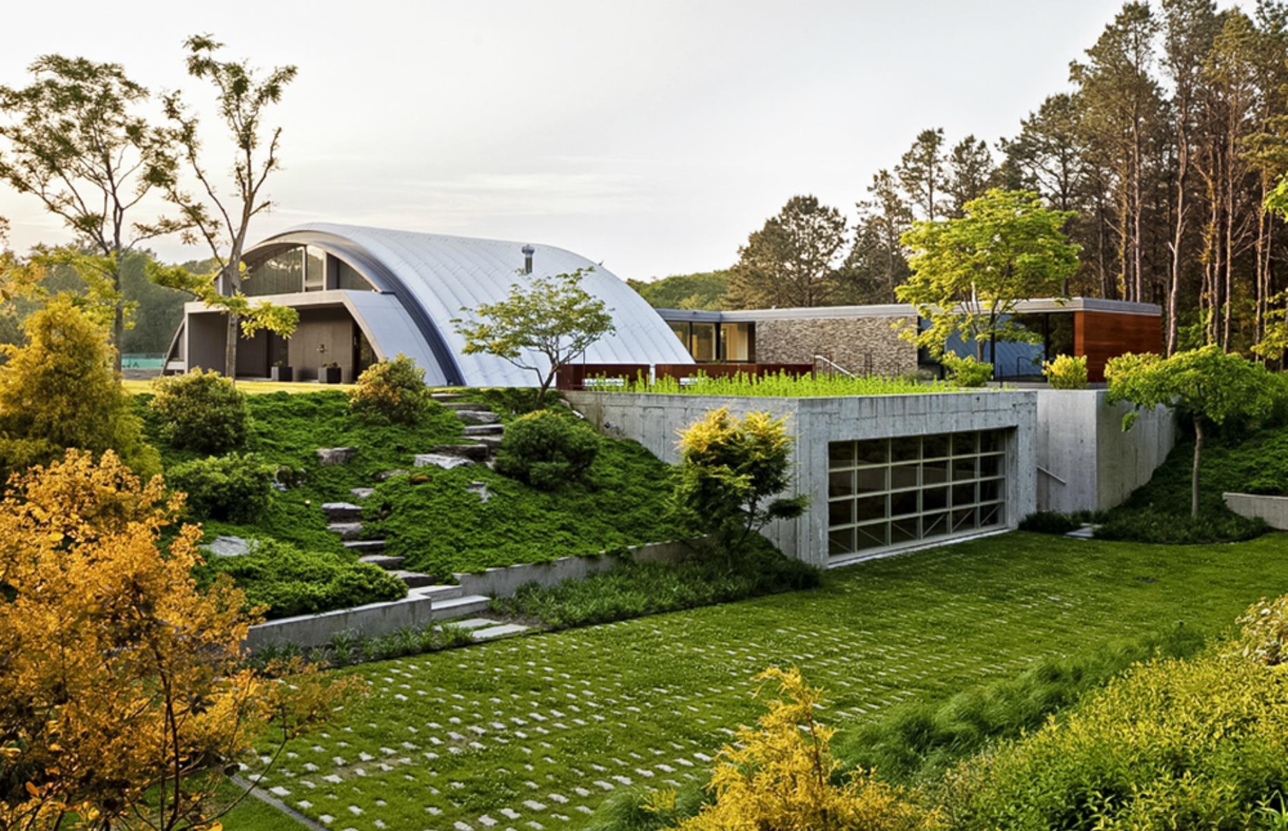 Arc House, New York, USA: You won't believe people live inside these hangar homes